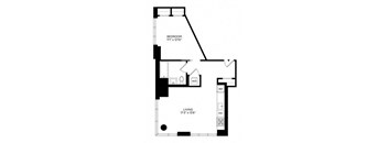 1BA Penthouse North