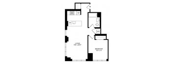 1BD Penthouse West