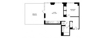 a schematic of a floor plan of a house