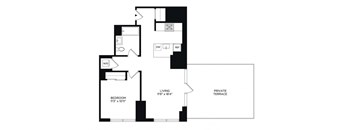 1BU Penthouse w/ Terrace South