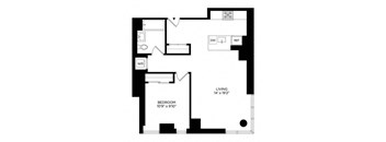 a black and white floor plan of a house