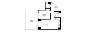 1CU w/ Terrace West