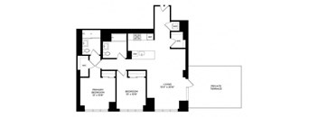 2AV Penthouse w/ Terrace East