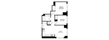 a schematic of a floor plan of a house
