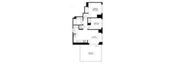 2H Penthouse w/ Terrace East