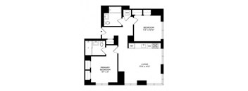 a schematic of a floor plan of a house