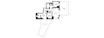a black and white floor plan of a house