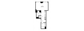ptr floor plan  1 bedroom floor plan for the studio
