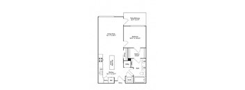 a floor plan of a house with a lot of furniture