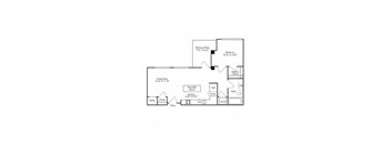 the schematic floor plan of a house
