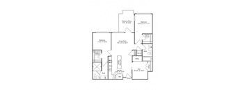 the plan of the first floor of the house