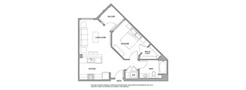a floor plan of a house with bedrooms and a living room