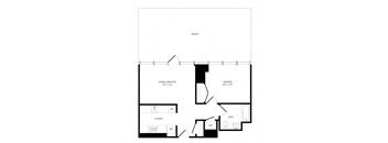 the schematic diagram of the floor plan of a house