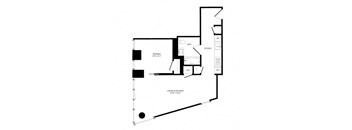 a black and white floor plan of a house