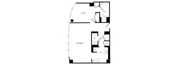 a floor plan of a house with a large footprint