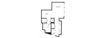 a black and white floor plan of a house