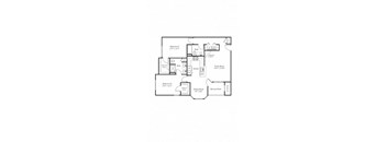 the floor plan of the house has been drawn