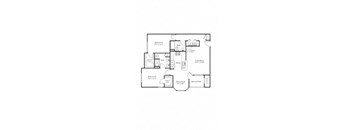 the floor plan of the house has been drawn