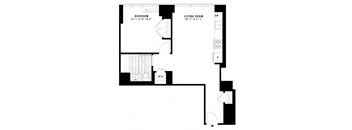 a black and white floor plan of a house