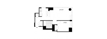 a black and white floor plan of a house