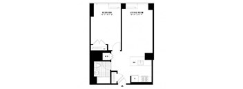 the floor plan of the ground floor of a house