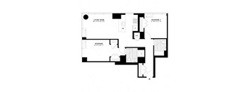 a black and white floor plan of a house