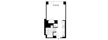 bedroom floor plan studio apartment for rent