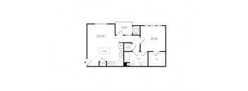 the black and white floor plan of a house