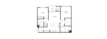 the diagram of theoblue floor plan studio apartments