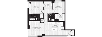 blueprint of a floor plan of a house