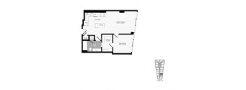 the floor plan of the ground floor of a house