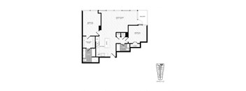 floor plan of the third floor with floor amenities
