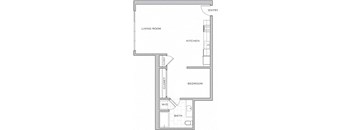 floor plan photo of the equitable apartments