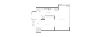 a floor plan of a house with a black and white