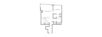 a floor plan of a house with an open floor plan