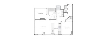a black and white floor plan of a house