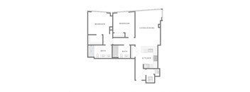 a floor plan of a house with a black and white