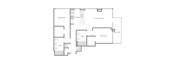 a black and white floor plan of a house