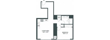 the floor plan of the first and second floors of a town house