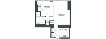 a schematic diagram of a floor plan of a house