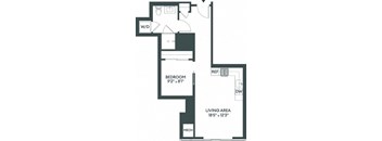 a schematic of a floor plan of a house