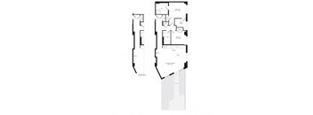 the floor plan of the condo
