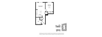 a floor plan of a 2100 sq ft apartment