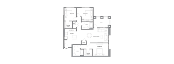 a floor plan of a house