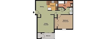 a diagram of a floor plan of a house