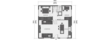 2 bedroom