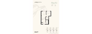 A floor plan for a property rental by JinJu/Rental.
