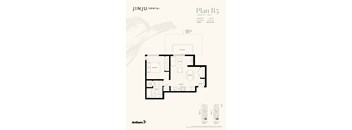 A floor plan for a rental apartment named Plan B5 by JINJU/RENTAL.