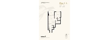 A floor plan for a rental apartment by JINJU/RENTAL.