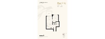 A floor plan for a rental apartment by JINJU/RENTAL.